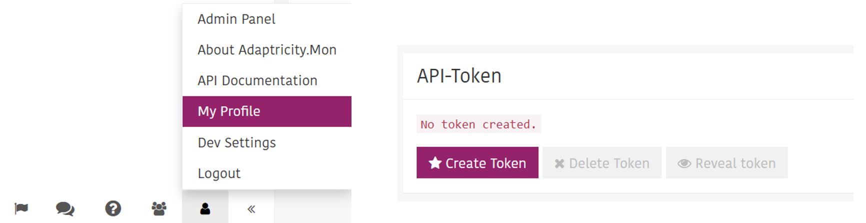 Create token
