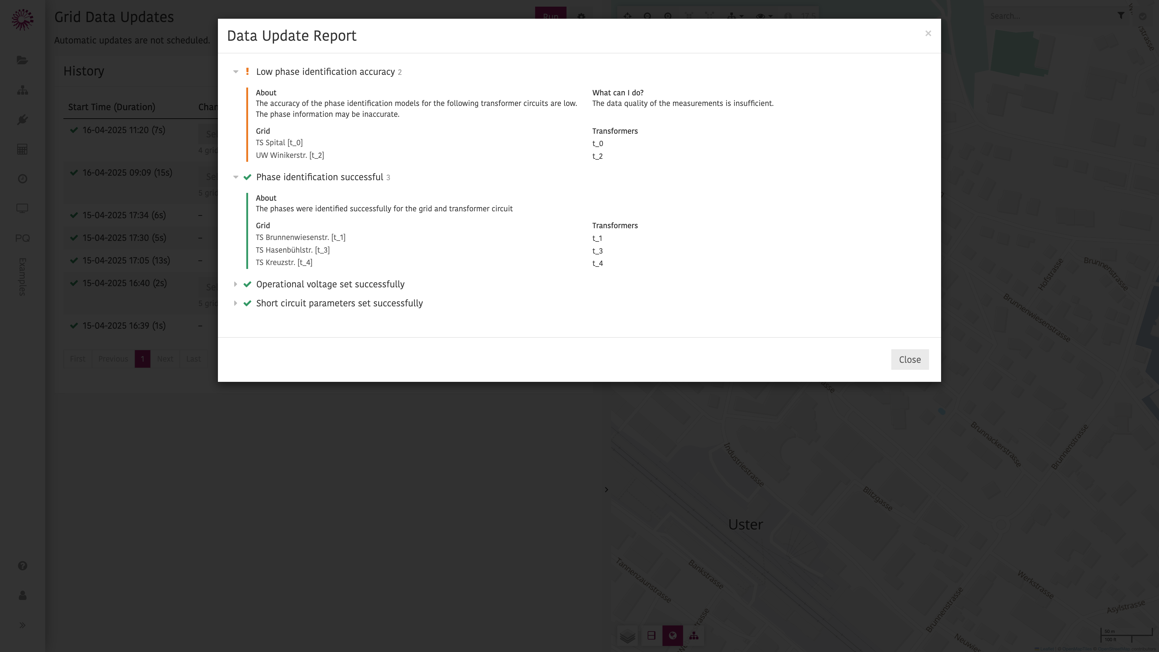 Data Integration log