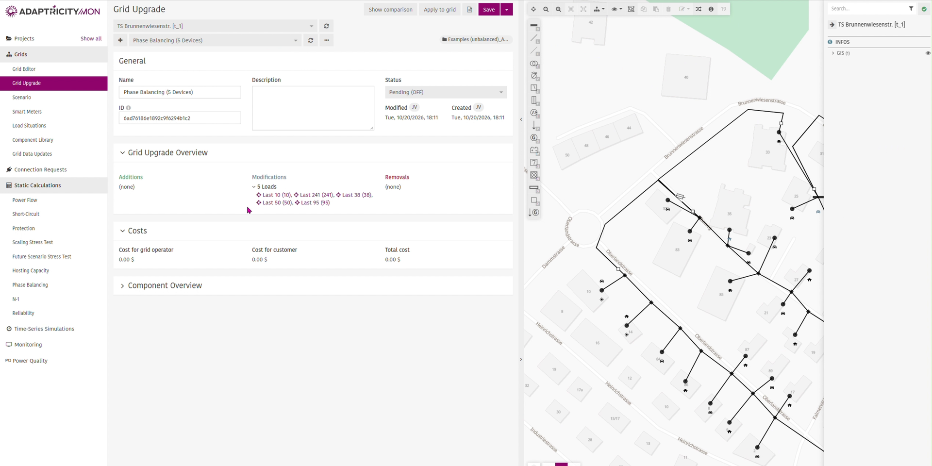 Grid upgrade created from the phase moves